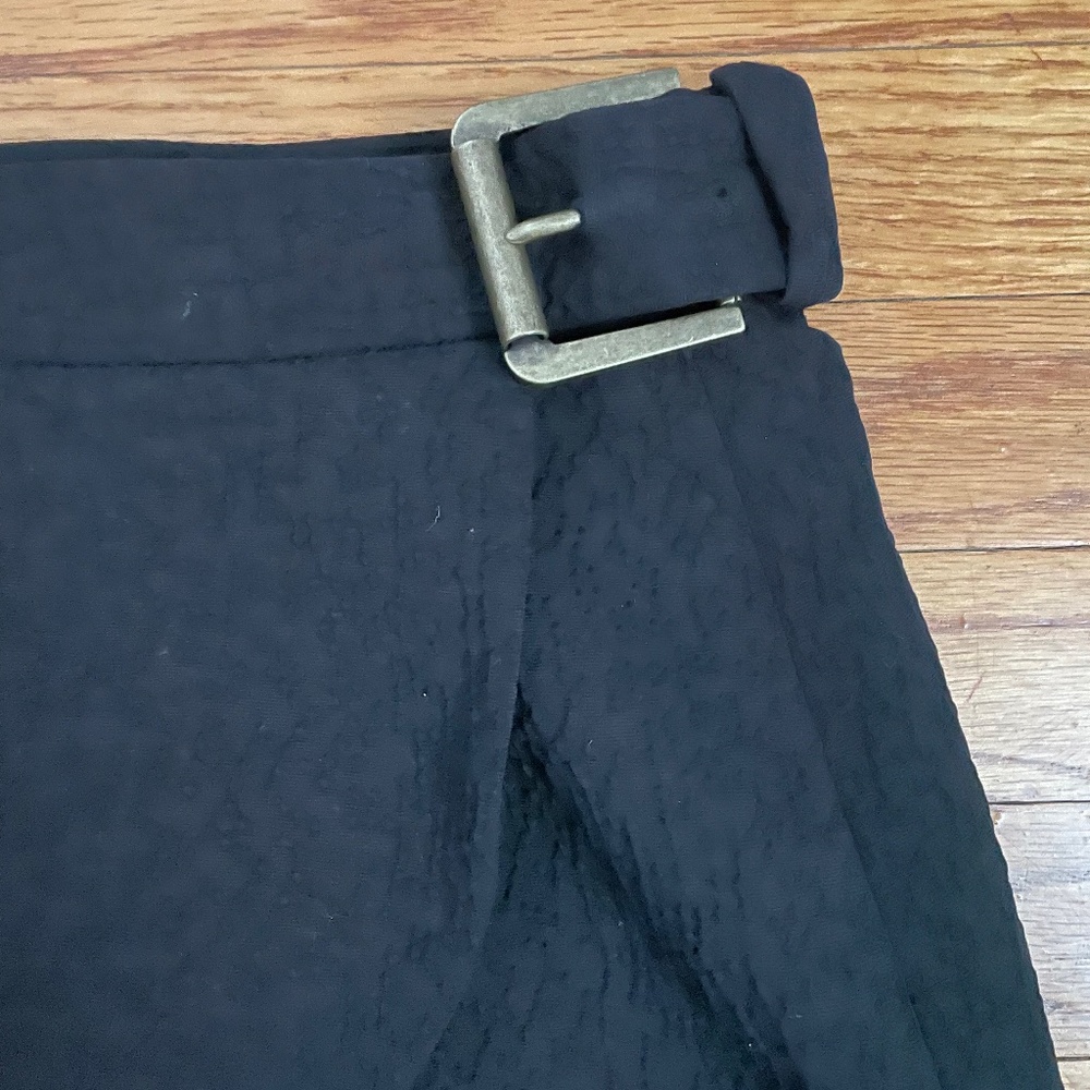 Black YSL aline skirt